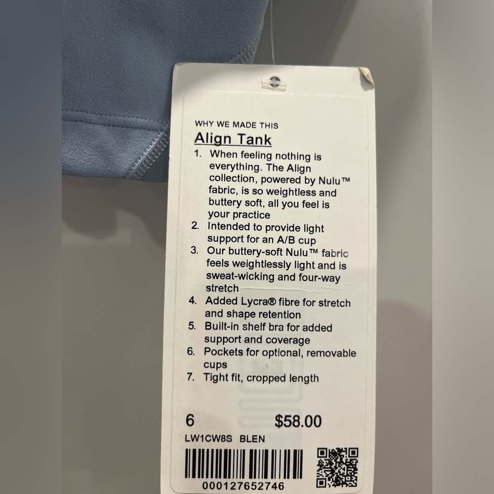 NWT Lululemon Align Top - Picture 7 of 9